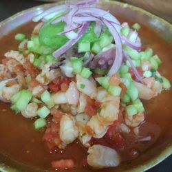 Mariscos Las Olas - Shrimp and octopus Ceviche. Very good.
