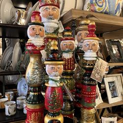Rice Birds - Not just for Christmas!  Frankie's handpainted Santa's, Bunnies, Pumpkins and more are one of a kind pieces!