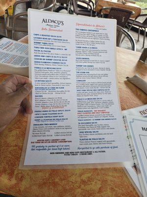 Menu photo 2 Aldaco's Mexican Cuisine San Antonio, TX Menu photo 2 Aldaco's Mexican Cuisine San Antonio, TX