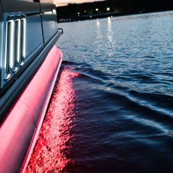 Adventure  Marine & Powersports - New for 2025, the Patented "gill" design, illuminated for a striking presence on the water, as well as the interior and exterior RGB lights.