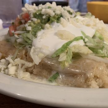 Los Charros - a white plate of food on a table - Mexican Near Me - Carthage, Illinois