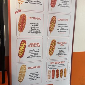 Two Hands Fresh Corn Dogs - Menu - Bubble Tea Near Me - Houston, Texas