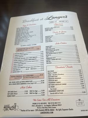 Menu photo 3 Langer's Delicatessen Los Angeles, CA