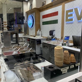 Eva's Original Chimneys - Bar area - Desserts Near Me - Mississauga, Ontario Eva's Original Chimneys - Bar area - Desserts Near Me - Mississauga, Ontario