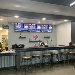 House of pizza - Has Dining area, patio, and inside bar counter (pictured)