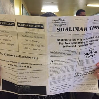 Shalimar - What's new? - Pakistani Near Me - San Francisco, California Shalimar - What's new? - Pakistani Near Me - San Francisco, California