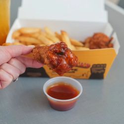 Kong Dog - Kong Chicken wings and fries