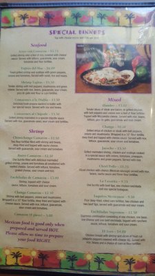 Menu photo 3 El Mariachi Mexican Restaurant Austin, MN