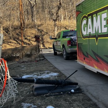 GameTruck Omaha - Broken basketball hoop. - Game Truck Rental Near Me GameTruck Omaha - Broken basketball hoop. - Game Truck Rental Near Me