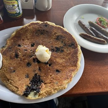 First Awakenings - Wheat Germ Pancake with side sausage - Breakfast & Brunch Near Me - Monterey, California