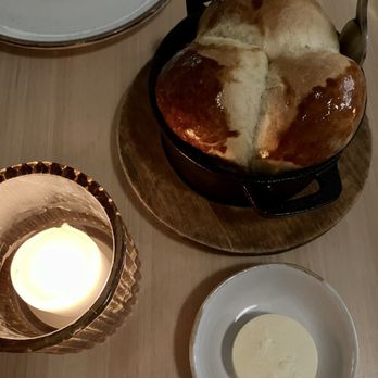 Lingo - Hokkaido milk bread ($7 though comes with prix fixe meal for restaurant week) - New American Near Me - Brooklyn, New York