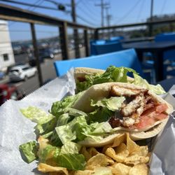 mambos - Bacon chicken pita (take the cheese off it doesn't add to it)