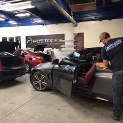 RestorFX - Seattle - Derek working on my car