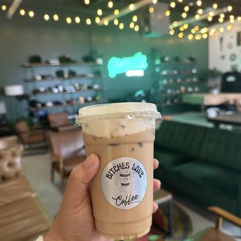 Gremlin Garage - Caramel Banana Latte - Coffee & Tea Near Me - Costa Mesa, California
