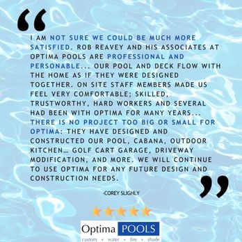 Optima Pools - 5 Star Review - Hot Tub & Pool Near Me - Georgetown, Texas Optima Pools - 5 Star Review - Hot Tub & Pool Near Me - Georgetown, Texas