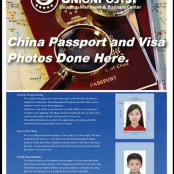 UnionPostSF - Chinese Visa / Passport Photos - Notaries Near Me - San Francisco, California