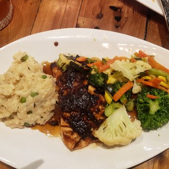 Ashling Kitchen and Bar - Irish Whiskey Glazed Salmon - New American Near Me - Crofton, Maryland