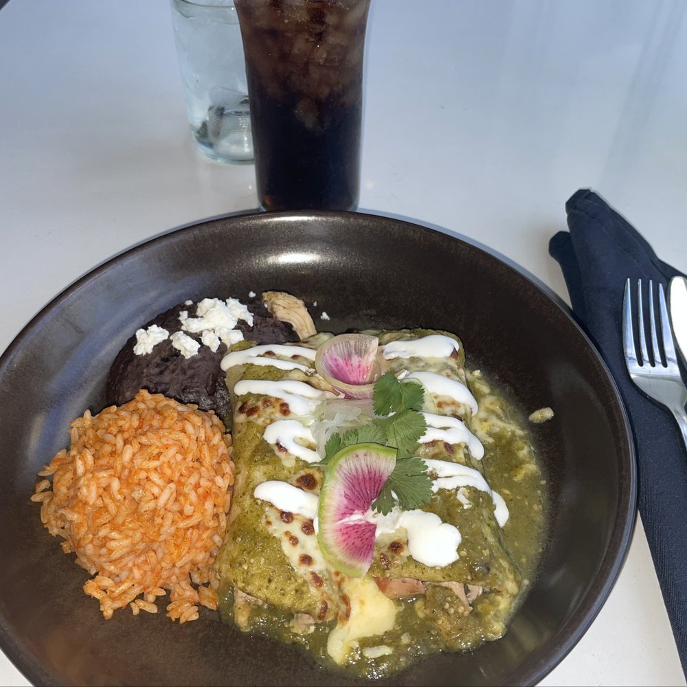 Urbe - Fantastic Chicken Enchiladas Meal !!! - Mexican Near Me - Houston, Texas