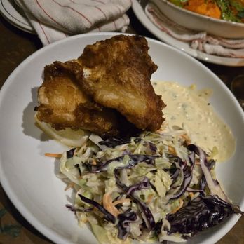 Luckys - Fish and chips and good.cole.slaw. - New American Near Me - Rochester, New York