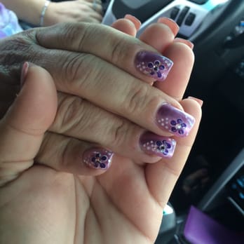 True Touch Nails & Spa - My moms fill's with design by Candy. - Nail Salons Near Me - Chino, California True Touch Nails & Spa - My moms fill's with design by Candy. - Nail Salons Near Me - Chino, California