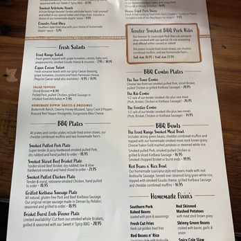 Front Range Barbeque - Menu - Barbeque Near Me - Colorado Springs, Colorado