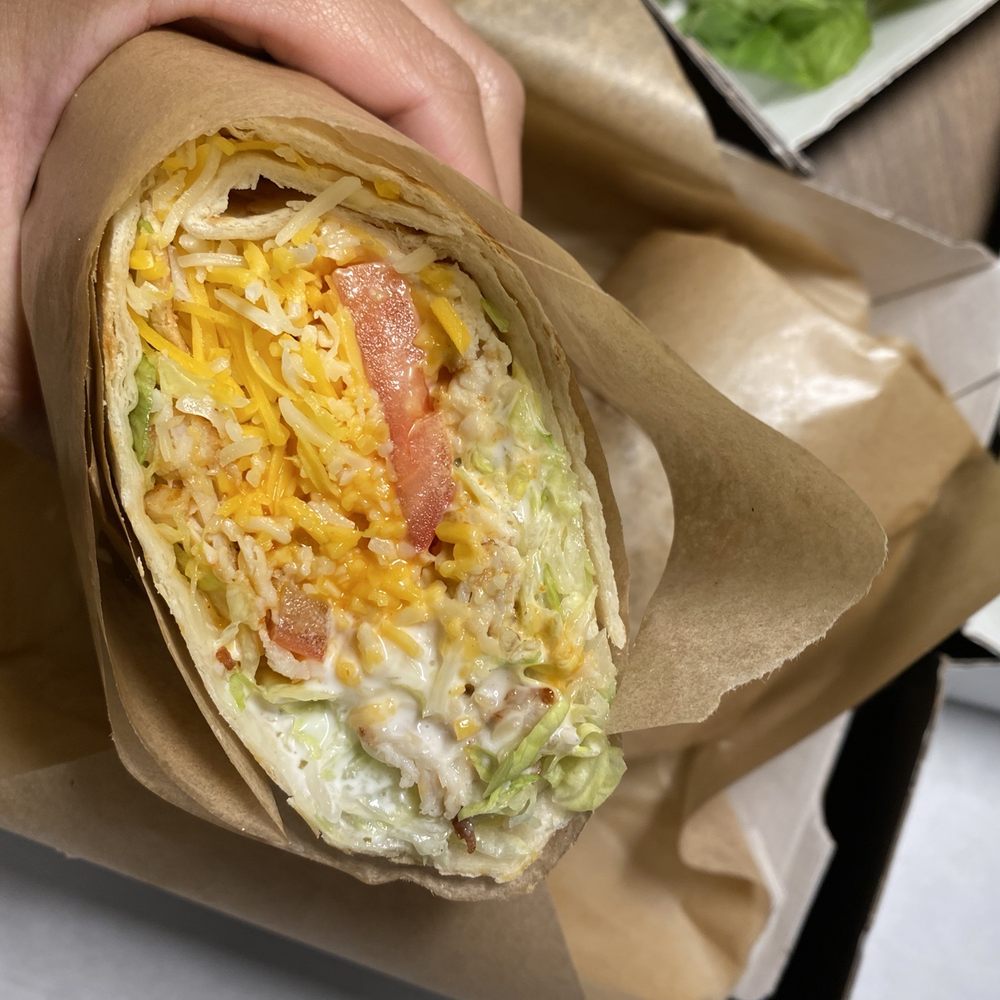 Buffalo chicken wrap Buffalo chicken wrap