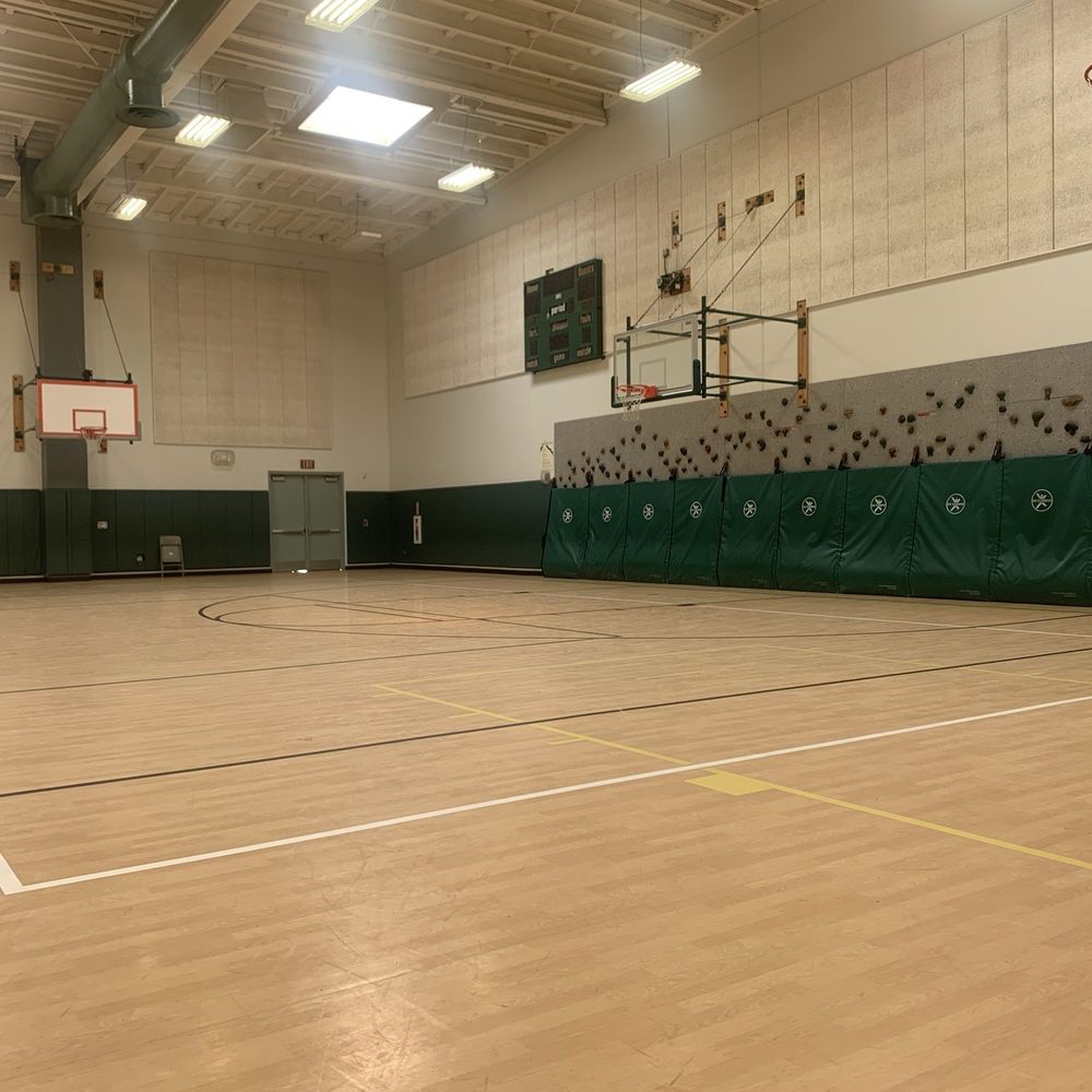 Menifee Gym - One side of the three basketball hoops set up - Gyms Near Me - Menifee, California