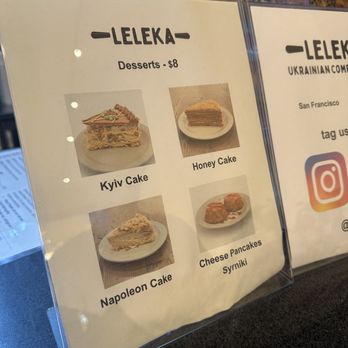 Leleka - I want to try these all! yummy! - Ukrainian Near Me - San Francisco, California