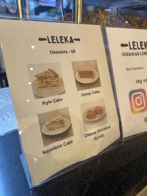Menu photo 4 Leleka San Francisco, CA