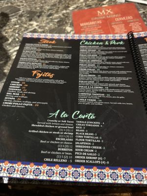 Menu photo 1 Mexico Restaurant White Plains, MD