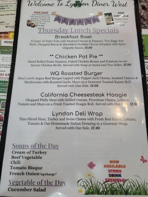 Menu photo 5 Lyndon Diner York, PA