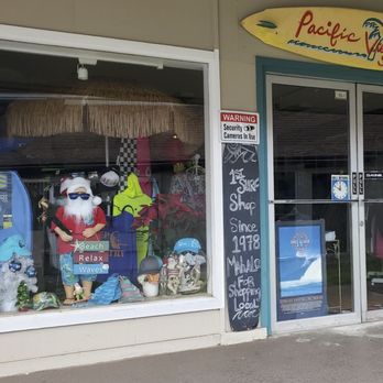 Pacific Vibrations - New Location!! 

75-5663  Palina Road 
Kailua Kona HI 96740 - Surf Shop Near Me - Kailua Kona, Hawaii