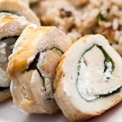 Chefs For Seniors -Volusia & Flagler - Spinach & Goat Cheese Chicken Roll-up