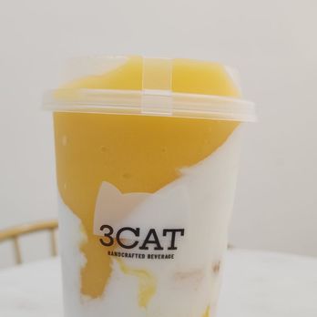 3Cat Handcrafted Beverage - Mango Sweet Dew - Bubble Tea Near Me - San Gabriel, California 3Cat Handcrafted Beverage - Mango Sweet Dew - Bubble Tea Near Me - San Gabriel, California