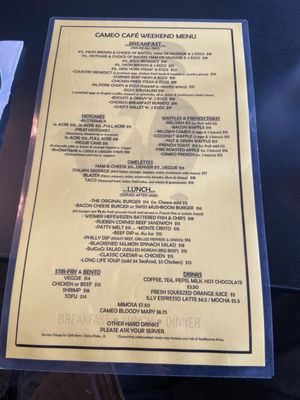 Menu photo 6 Cameo Cafe Vancouver, WA Menu photo 6 Cameo Cafe Vancouver, WA