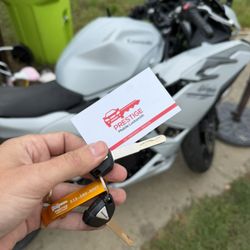 Prestige Mobile Locksmith - Kawasaki ninja 2022 all keys lost made in Taylor Texas