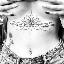 Banyan Tree Tattoo - Dainty Fine Line at Banyan Tree Tattoo