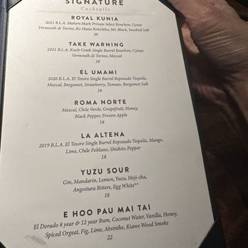 Bar Leather Apron - Cocktail Bars Near Me - Honolulu, Hawaii