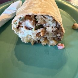 The California burrito The California burrito