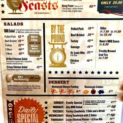 Bono's Pit Bar-B-Q - Menu.