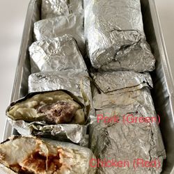 Mi Mercado - The absolute best (Oaxaca-Style?) tamales. Pork (green salsa) is my favorite but the chicken is very good too.