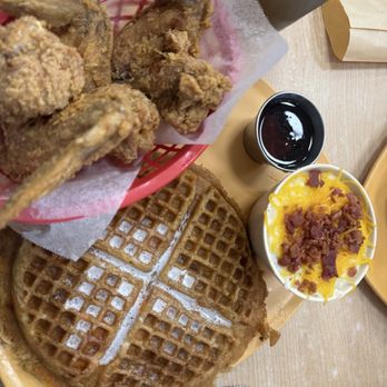 Gritz Cafe - Chicken, yam waffles, loaded mashed potatoes - Soul Food Near Me - Las Vegas, Nevada