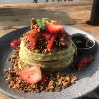 Blueys Kitchen - Sweet Squash Pancakes - Cafes Near Me - Santa Monica, California