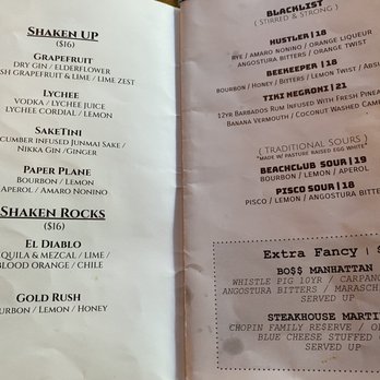 There - Drink Menu - New American Near Me - Telluride, Colorado