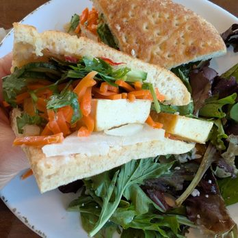 Urbane Cafe - Inside of tofu banh mi, so yummy! - Sandwiches Near Me - Santa Maria, California Urbane Cafe - Inside of tofu banh mi, so yummy! - Sandwiches Near Me - Santa Maria, California