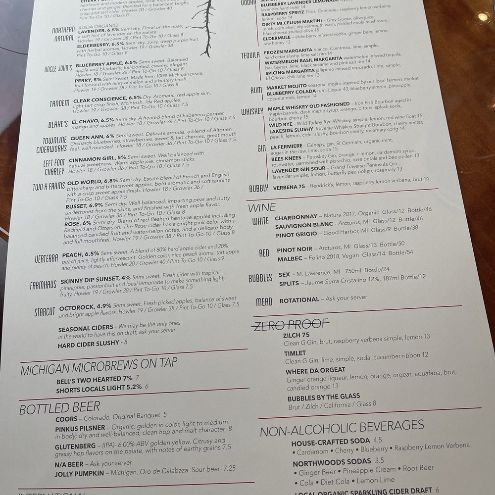 Taproot Cider House - Menu - Bars Near Me - Traverse City, Michigan Taproot Cider House - Menu - Bars Near Me - Traverse City, Michigan