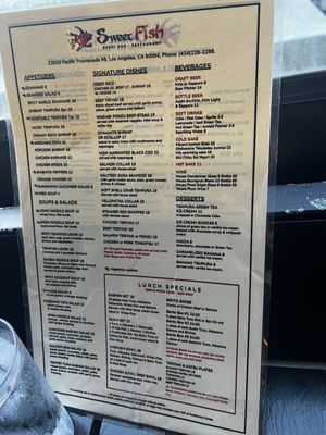 Menu photo 2 Sweet Fish Sushi Bar Playa Vista, CA
