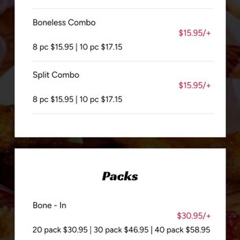 Wings Go - Wings. 4/2024. Verify prices on website. - Chicken Wings Near Me - Denver, Colorado Wings Go - Wings. 4/2024. Verify prices on website. - Chicken Wings Near Me - Denver, Colorado
