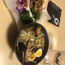 Black Garlic Pork Rib Tonkatsu Ramen