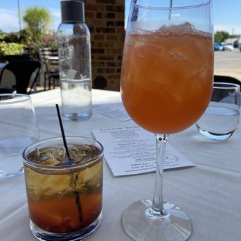 Catablu Grille - Old fashioned, and a summery cocktail - New American Near Me - Fort Wayne, Indiana